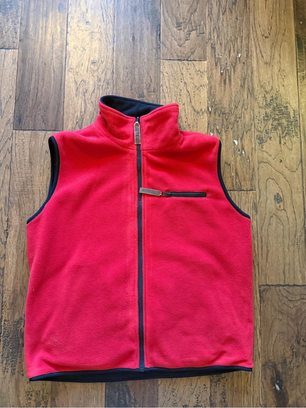 Reversible Pendleton Red/Black Fleece Vest